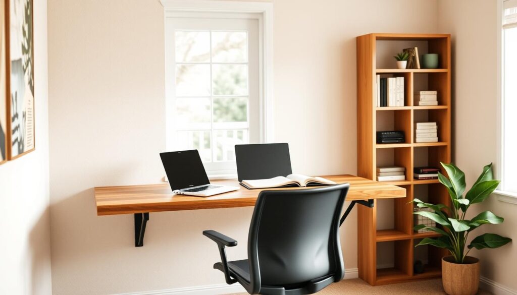 DIY wall-mounted desk DIY wall-mounted desk